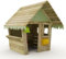 Wickey Spielhaus Saloon - Kinderspielhaus aus Holz, Gartenhaus für Kinder, extrem witterungsbeständig - aus kesseldruckimprägniertem Massivholz - Pastellgrün