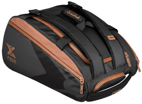 nox Luxury Open Series Padeltasche Schwarz Braun Bpopenblbr