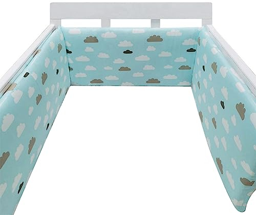 Generisch Umrandung Babybett, Babybett Umrandungen,Baby Bettumrandung Nestchen Babybett Umrandung Bettumrandung Babybett, Nestchen Babybett Kinderbett Umrandung, Größe: ca. 30x200cm G