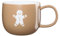 ASA Selection Joy Henkelbecher Gingerbread Man, 400 ml, Kunststoff, Rund, Becher, Zuhause