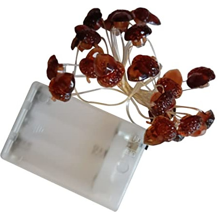 LABRIMP Schnur Thanksgiving-Hängeleuchten weihnachtsdeko dekoration weihnachten outdoor leuchte wihnachtsdeko Blumengirlande leichte Girlande Herbstdeko Lichtgirlande Plastik Light Brown
