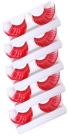 HAPINARY Lot De 5 Paires De Faux Halloween Performance Extensions De En Bande Look Salon