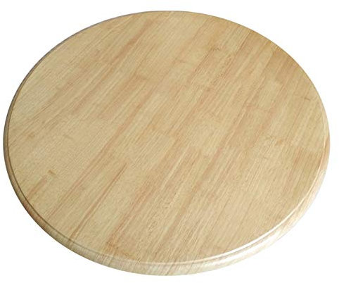 Mesa de comedor de madera maciza, plato giratorio redondo grande para mesas de 23 a 47 pulgadas