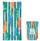 Dock & Bay Strandhandtuch - Schnell trocknende Mikrofaser, ohne Sand - Kompakt, Leicht - 100% recycelt - Inklusive Beutel - Karma Chameleon, Large (160x90cm, 63x35)