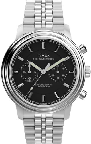 Timex Herren Chronograph Quarz Armbanduhr Waterbury Metropolitan