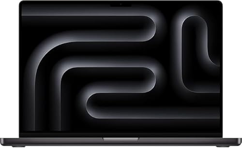2023 Apple MacBook Pro mit Apple M3 Pro 11-Core CPU/14-Core GPU (14-zoll, 18GB RAM, 512GB SSD Kapazität) (QWERTY Spanish) Space Schwarz (Generalüberholt)