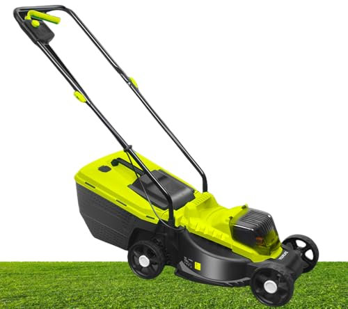 Glowdora Electric Lawn Mower, Cordless Lawn Mower, 40v Brushless Motor, Cutting Height 30/50/70 Mm, Collector 45l, 3400 Rpm High Speed Cutting, Weight 8.56 Kg, Can Be Used By Both Elderly And Ladies