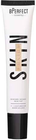 BPerfect Skin Fusion Skin Tint SPF 25 – Lightweight, Buildable Skincare Hybrid for a Radiant, Natural-Look Base – Shade 11 Light/Medium Warm Golden, 30ml