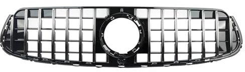 Front Kühlergrille Chrom Schwarz Grill Für Benz Für GLC W253 X253 Für GLC300 Für GLC350 Für GLC43 2020 Front Stoßstange Silber Grille Kühlergrill