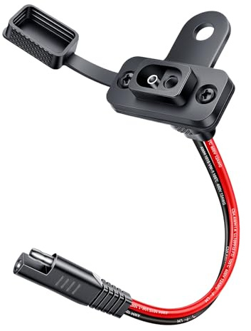 EXTRACTME -Motorcycle Charger Mount + 12AWG SAE Cable | Suitable for Harley Davidson Road Glide FLTRX and Street Glide FLHX model years 2024-2025 as well as Road Glide ST