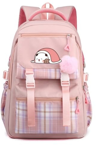 Nesthome Mädchen Bubu and Dudu Süße Geschenke Schultasche Campus Backpack Nylon Wasserdicht Freizeitrucksack Teenager Rucksäcke Modisch Schule Bag