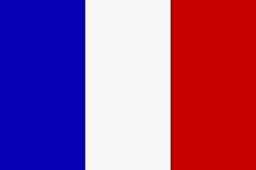 U24 Aufkleber Frankreich Flagge Fahne 8 x 5 cm Autoaufkleber Sticker