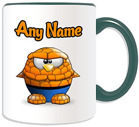 Benjamin Grimm Tasse mit Pinguin-Film-Charakter-Design, Farboptionen, personalisierbar