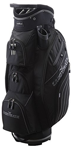 Caddymatic Golf Deluxe 14-Way Trolley Bag (Black/Grey)