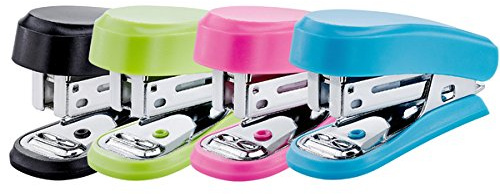 Novus Heftgerät (Büro) NOVUS MINI, 12 Blatt, 20 mm, farbig sortiert