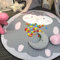 JameStyle26 Kinder Spielmatte Aufräumsack Spieldecke Teppich Kinderzimmer Kinderteppich Matte Teppich (Schaf)