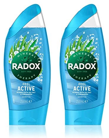 Radox Bath and Shower (Shower Gel Active 2x250ml)