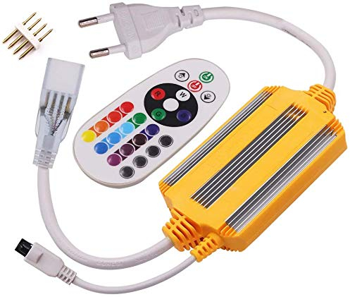 XUNATA 220 V-240 V 1500 W 24 Key telecomando impermeabile LED RGB Controller per LED Strip tubo luminoso