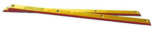 Cruzade Maple Schienen Yellow/Red/Skateboardzubehör für Erwachsene, Unisex, Mehrfarbig (Mehrfarbig), Einheitsgröße