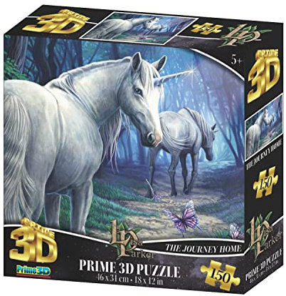 Lisa Parker LP10908 Journey Home Unicorn 3D Effect Jigsaw Puzzle, Multicoloured