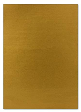 FarbenFroh by GUSTAV NEUSER 100x DIN A4 Papier beidseitig Gold glänzend, 21 x 29,7 cm, Bastelpapier, Foto Effekt-Papier mit Metallic-Effekt