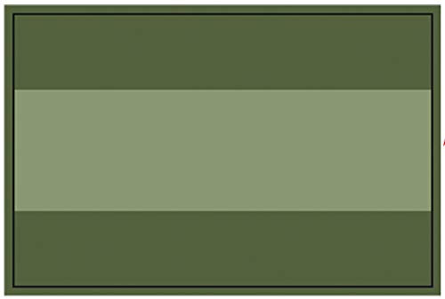 Parche Bandera de España 7.5x5 cm. con velcro, verde