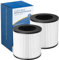 Cabiclean 2-Pack MA-14 H13 True HEPA Replacement Filter for Medify Air Purifier MA-14R, MA-14W and MA-14B, 3-in-1 True HEPA Activated Carbon Filter