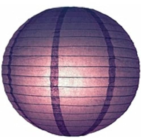 Lampion schwer entflammbar violett 75 cm
