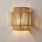 Appliques Murales En Rotin De 9 Pouces, Luminaires Muraux Boho Avec Corde De Chanvre, Appliques Murales Rustiques Pour Chambre À Coucher, Entrée, Éclairage Mural, Applique Murale Moderne Bohème