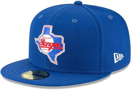 New Era MLB 59FIFTY Cooperstown Authentic Collection Fitted On Field Game Cap Hat (7 3/4, Los Angeles Dodgers Blue 1958 Cooperstown), Blau, 7 3/4
