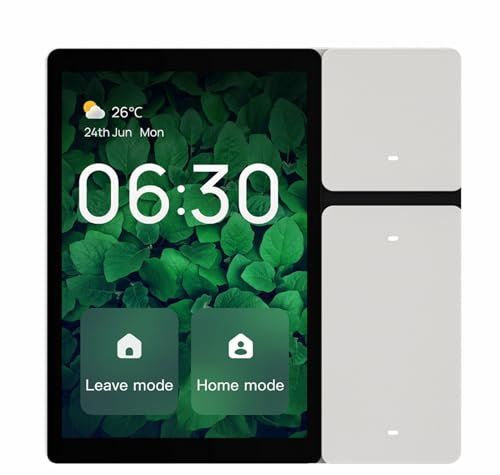 Panel de Control de Hogar Inteligente Con 3 Botones, Mini Centro de Pantalla RERE de 3.5 Pulgadas Para Tuya Smart Life, IR Integrado y Puerta de Enlace de Malla BLE