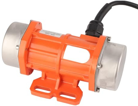 Vibration Motor with Aluminum Housing 3600RPM,Single Phase Vibration IP66 Waterproof Asynchronous Concrete L Handlin S Aluminum Alloy Box 3000RPM for Table