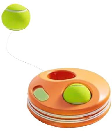 Tennistrainer Rebound Ball | Tennistrainer - Tennis-Trainings-Rebounder Für Einen Spieler Mit 2 Bällen, Elastischen Saiten – Tennis-Trainingsausrüstung, Trainingshilfen