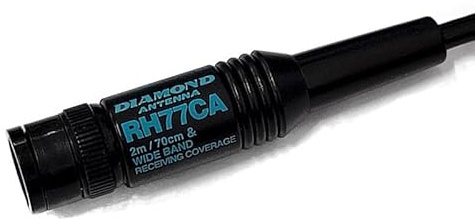 Diamond RH77CA Dual-Band HT Antenna 144 430 MHz High Gain Handheld Amateur Radio Antenna with Improved Range Signal Clarity for Portable Two Way Radios