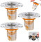 MisFun 3 Pièces Clapet Anti Odeur, Clapet Anti Odeur Douche avec Fermeture Automatique, 32-42 mm Anti Odeur Douche, pour Utilisation dans Les Cuisines, Salles de Bains, Salles de Machines a Lave