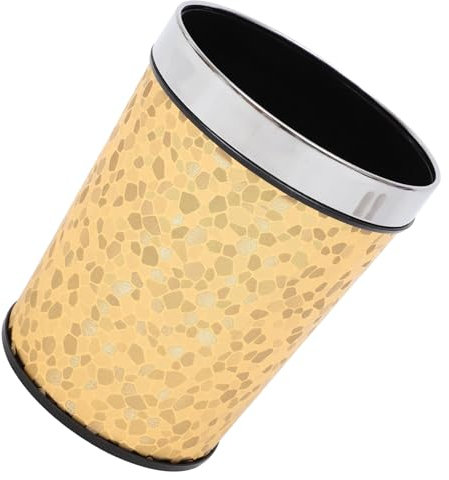 Cabilock Poubelle De Salle De Bain Capacité En Cuir Pp Intérieur Lisse Idéale Pour La Le Bureau Élégante