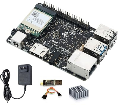 Tinker Board 3S Rockchip RK3566 AI Single Board Computer, LPDDR4X 2GB/4GB RAM 16GB eMMC, 1TOPS NPU Mali G52 GPU, 4K HDMI Display, Gigabit Network PCIE Port, Support Debian Android Yocto (4+16GB)