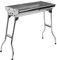 Barbecue à Charbon de Bois INOX Taille Grande BBQ Pliable Barbecue Grill à Charbon Four de Charbon Portable Robuste | Barbecue de Jardin, 5-10 Personnes(73 * 33.5 * 70cm)