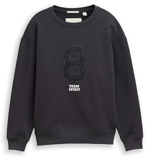 Tom Tailor Mädchen 1048328 Kinder Oversize Sweatshirt mit Applikation