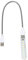HOMSFOU USB Nachtlicht Mit 8 LEDs Flexible Computerlampe Mit Gooseneck Ideal Für Schreibtisch Laptop & Nachtlesen Weißes Licht USB Betrieben Lang