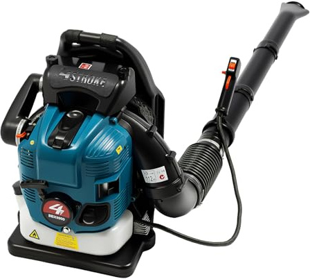 Soplador de hojas de gasolina de 75,6 cc, 4 tiempos, para hojas, nieve, arena, bajo consumo de combustible, 2600 W