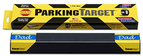 PARKINGTARGET IPI-100 - Paquete de 1 ayuda de estacionamiento para proteger las paredes del coche y el garaje, fácil de instalar, despegar y pegar, solo se necesita 1 por vehículo, calcomanías para