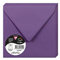Clairefontaine 5608C - Packung mit 20 Umschläge Pollen, 14x14cm, 120g, Lila, ideal für Ihre Einladungen und Korrespondenz, 1 Pack