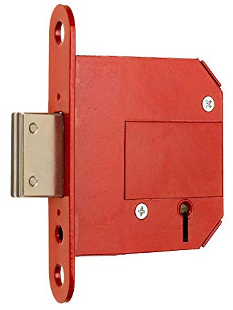 5 Lever BS3621 High Security Deadlock 76mm Satin Chrome