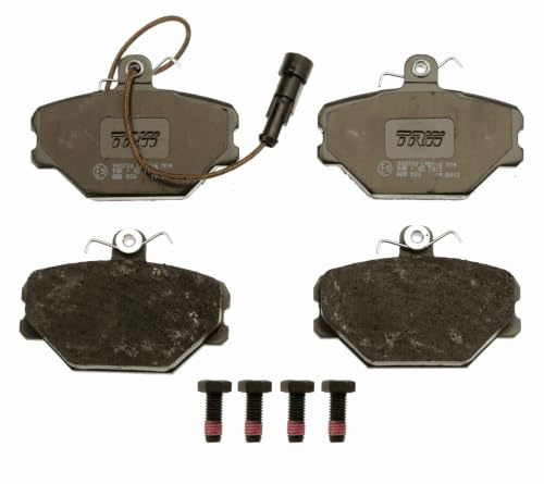 TRW GDB833 Brake Pad Set of 4 Compatible for Fiat Punto (176) 1993-1999 Front Axle and Other Vehicles