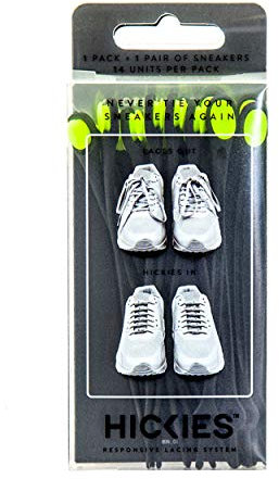 HICKIES Lacets Sans Attaches (1.0) - Noir/Jaune