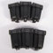 WARCRAFT EXPORTS WWII Deutsche K98 Leder Munitionsbeutel (Repro) - 2er-Set (schwarz)