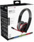 Gioteck XH100 S - Casque Gamer, Cable Jack 3.5mm, Volume Control, Driver 40 mm, Casque Switch PS 4 Xbox One et PC (Rouge et Noir)