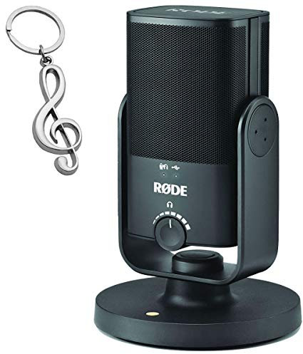 Rode NT-USB Mini USB Microphone + Keepdrum Treble Clef Pendant