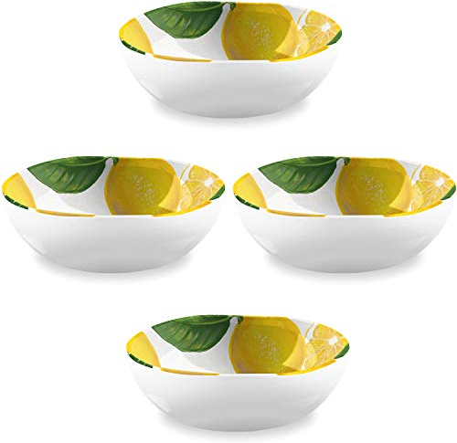 Lemon Fresh Melamine Bowl Set (4)